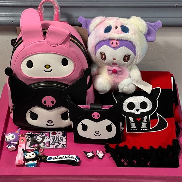 Loungefly X My Melody-Kuromi Bundle